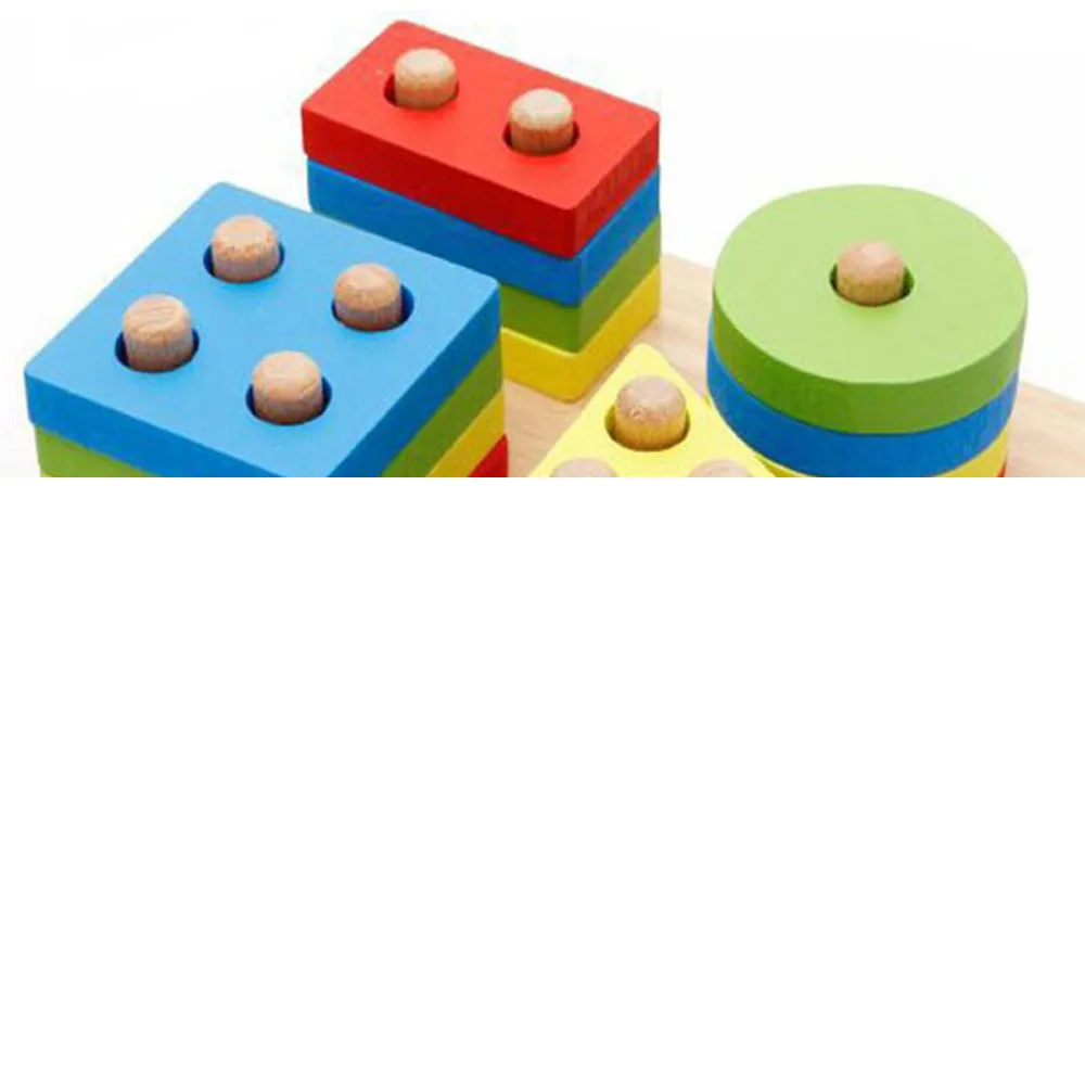 

Wooden Learning Geometry Educational Toys Puzzle 3D Puzzle For Kids Children's toys for children Board games For children fun
