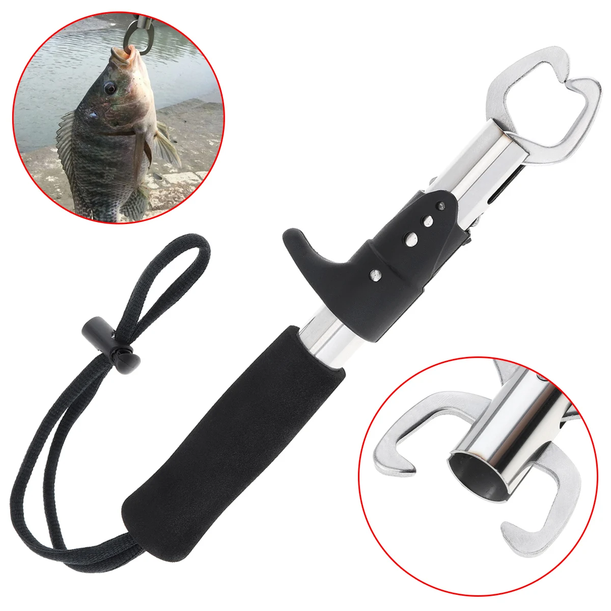 Многофункциональный рыболовный зажим из нержавеющей стали держатель губ захват