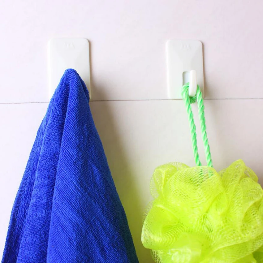 3 шт./компл. большой белый Ванная комната двери крючки станок и Семья настенная