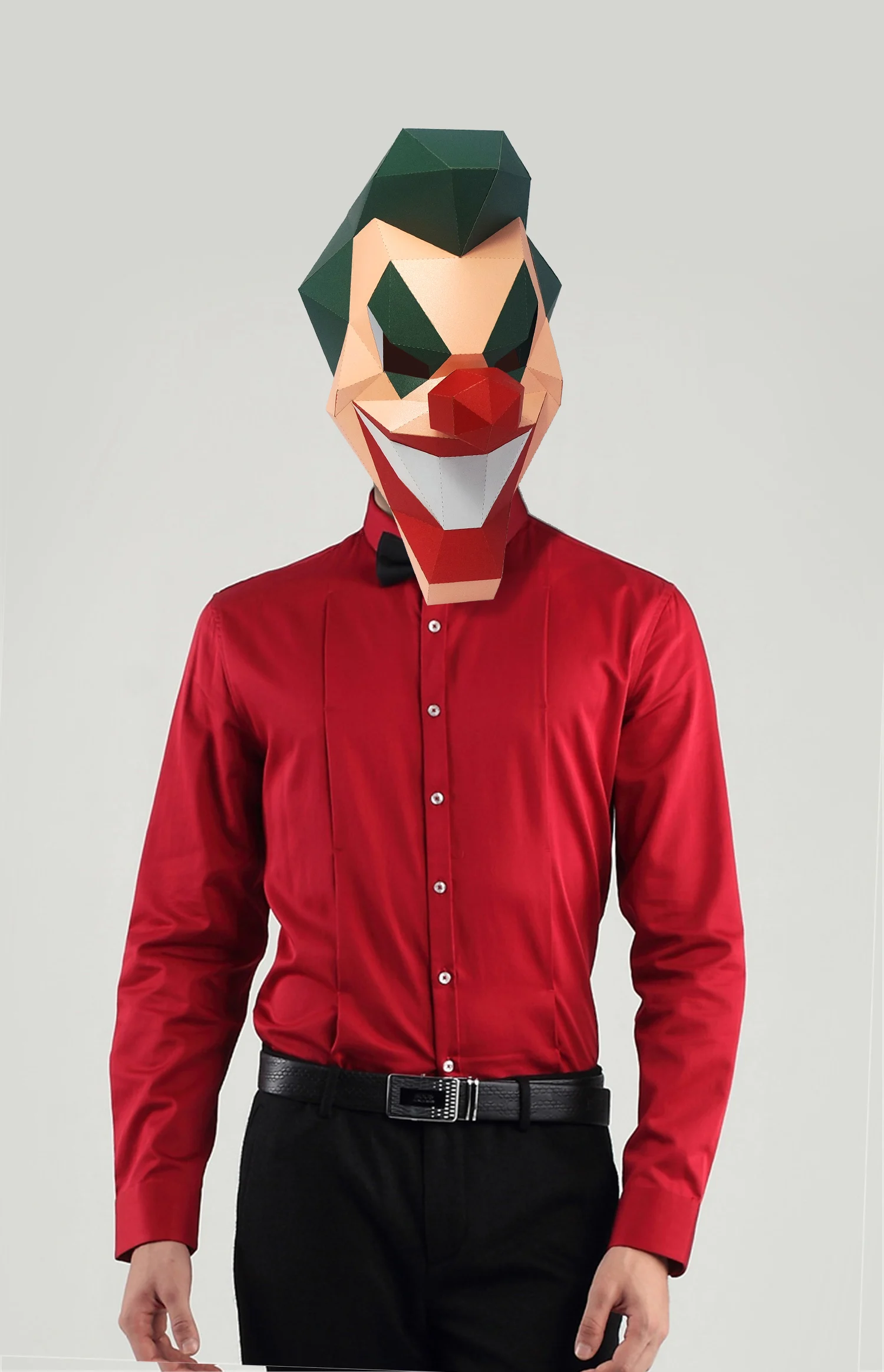 

Бумажная маска 3d, Джокер, фотобумага для рукоделия, фотобумага, Рождественский подарок на Хэллоуин, выпускной вечевечерние