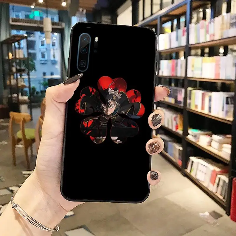 

Black Clover Phone Case Funda For Huawei P9 P10 P20 P30 Lite 2016 2017 2019 plus pro P smart