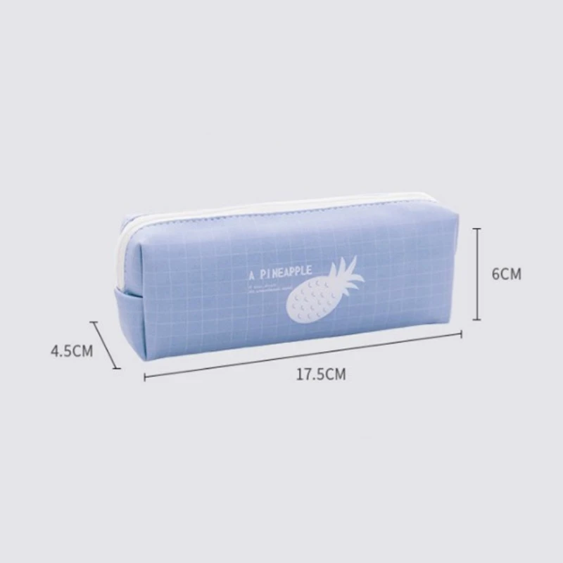 1 шт. мультяшный пенал с фруктами арбуз ананас клубника чехол для карандашей