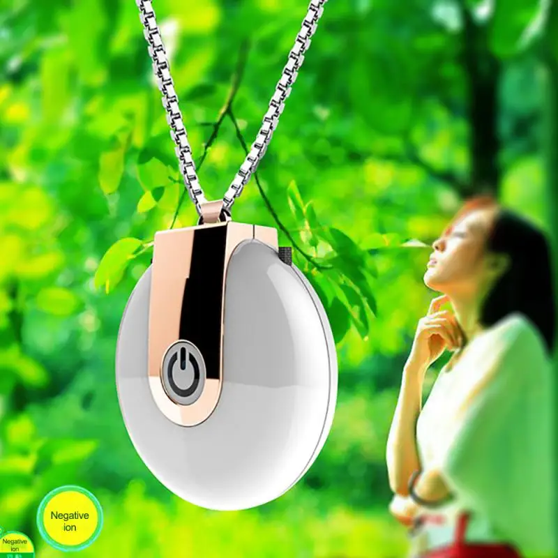 

Car Air Purifiers Portable Air Purifier Negative Ion Portable Necklace Mini Purifier Household For PM2.5 Formaldehyde Smoke