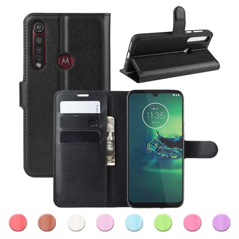 2020 Кожаный чехол для Motorola One Macro Vision Action Zoom Moto G8 Power Lite E6 Plus чехлы С Откидывающейся