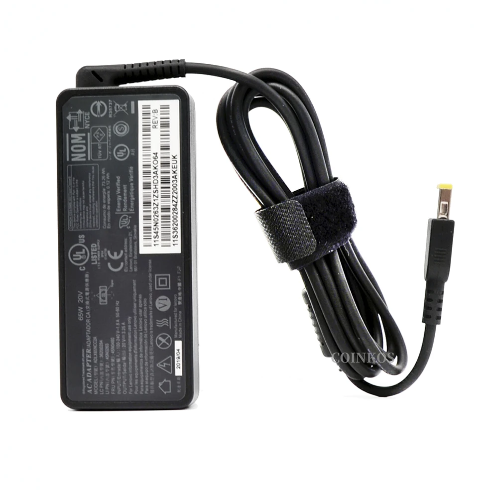 Адаптер для зарядного устройства ноутбука Lenovo PA-1650-37LC ADLX65SDC2A PA-1650-71 ADLX65NLC3A ADLX65SLC2A 65W