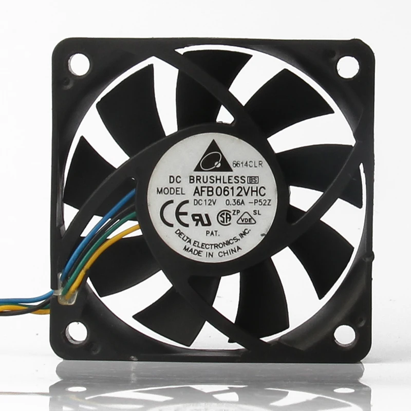 

6015 12V 0.36A 6CM/cm 4-wire CPU Chassis AFB0612VHC Gamer Cabinet Thermal Paste PC Case Motherboard Cooler Ryzen Cooling Fan