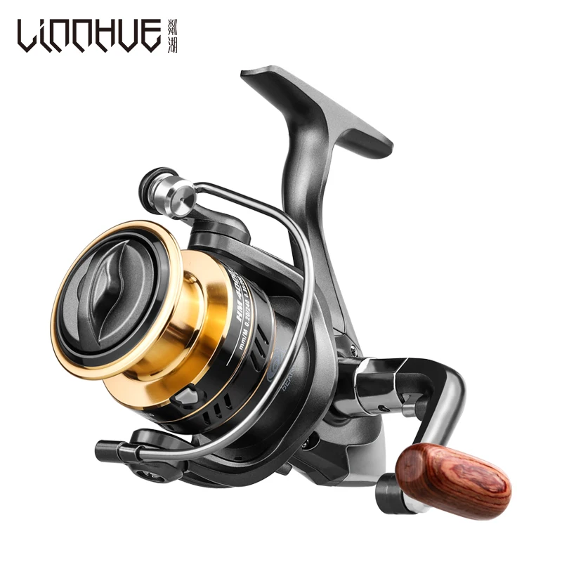 

LINNHUE 2020 NEW Fishing Reel HD500-7000 Spinning Reel 8kg Max Drag Reel Fishing 5.2:1 High Speed Metal Spool Coil Fishing Reel