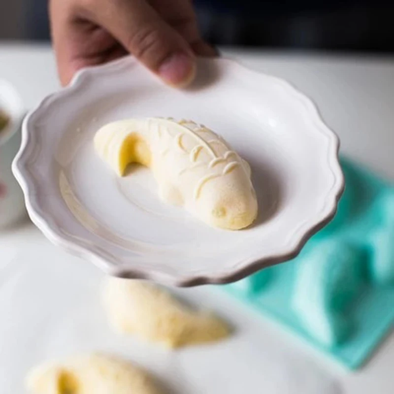 

1pcs 6-Cavity Silicone Carp Cake Mold Creative 3D Soap Making Mold Chocolate Gummy Mold For Cocina Baking Bakware Tools