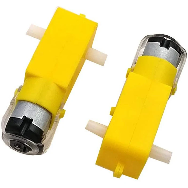 20 Pieces DC 70MA (3V) Robot Intelligent Car DIY Dual Shaft Gear TT Motor for MCU 7X2.2X1.8cm |