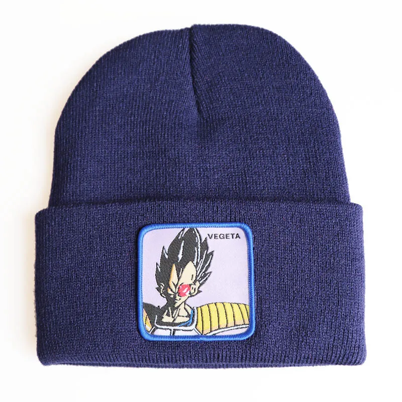 36 Тип Супер Saiyan Vegeta узор детский хип-хоп вязаная шапка Dragon Ball Z серия вышитая