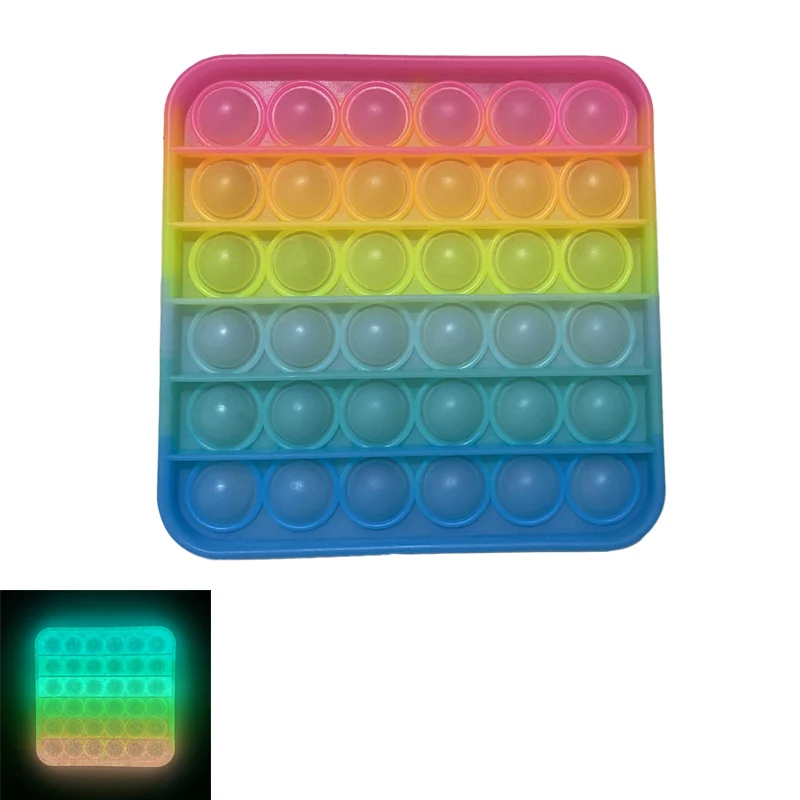 поп ит симпл димпл поппит Светящиеся флуоресценции пуш-ап пузырь Непоседа куб