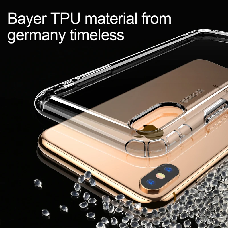 Прозрачный Мягкий ТПУ силиконовый чехол для телефона Baseus для iPhone 11 Pro Max 11Pro противоударный чехол для iPhone 11 Pro Xs Max Xr X Coque