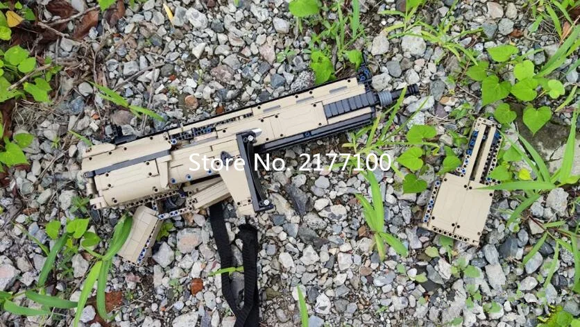 Новые военные строительные блоки C81021 серии FN SCARS 17S Assault модель винтовки набор