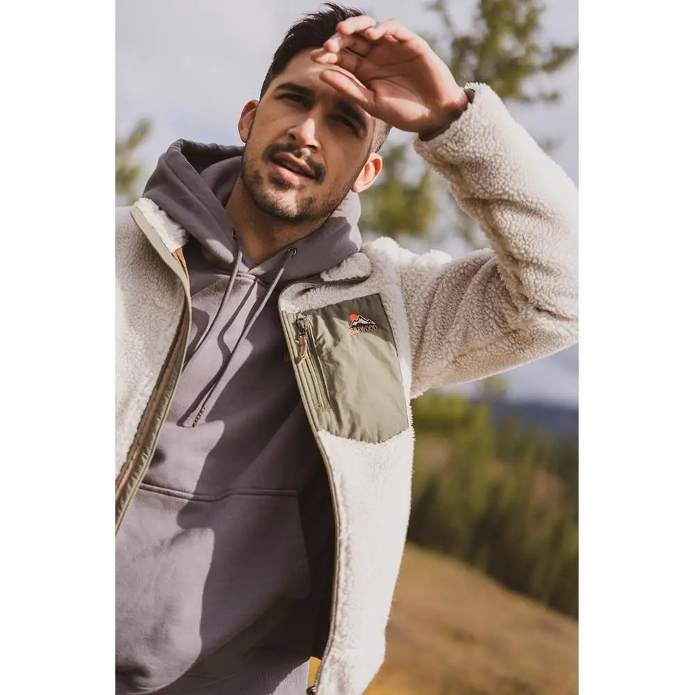 SIMWOOD 2021 весна зима новый панелями флисовая куртка для мужчин размера плюс шерпа