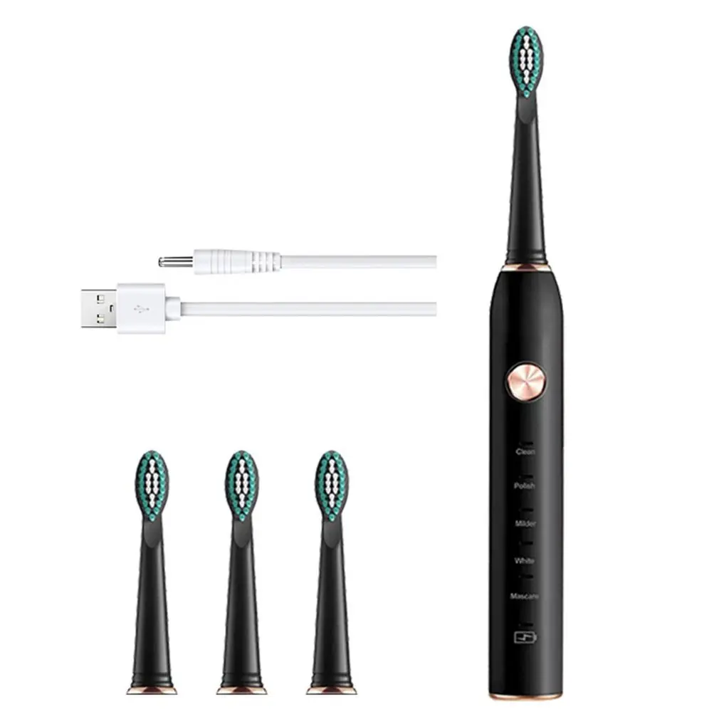 

Sonic USB Charging Waterproof Electric Toothbrush Intelligent Timing Reminder Waterproof Smart Toothbrush