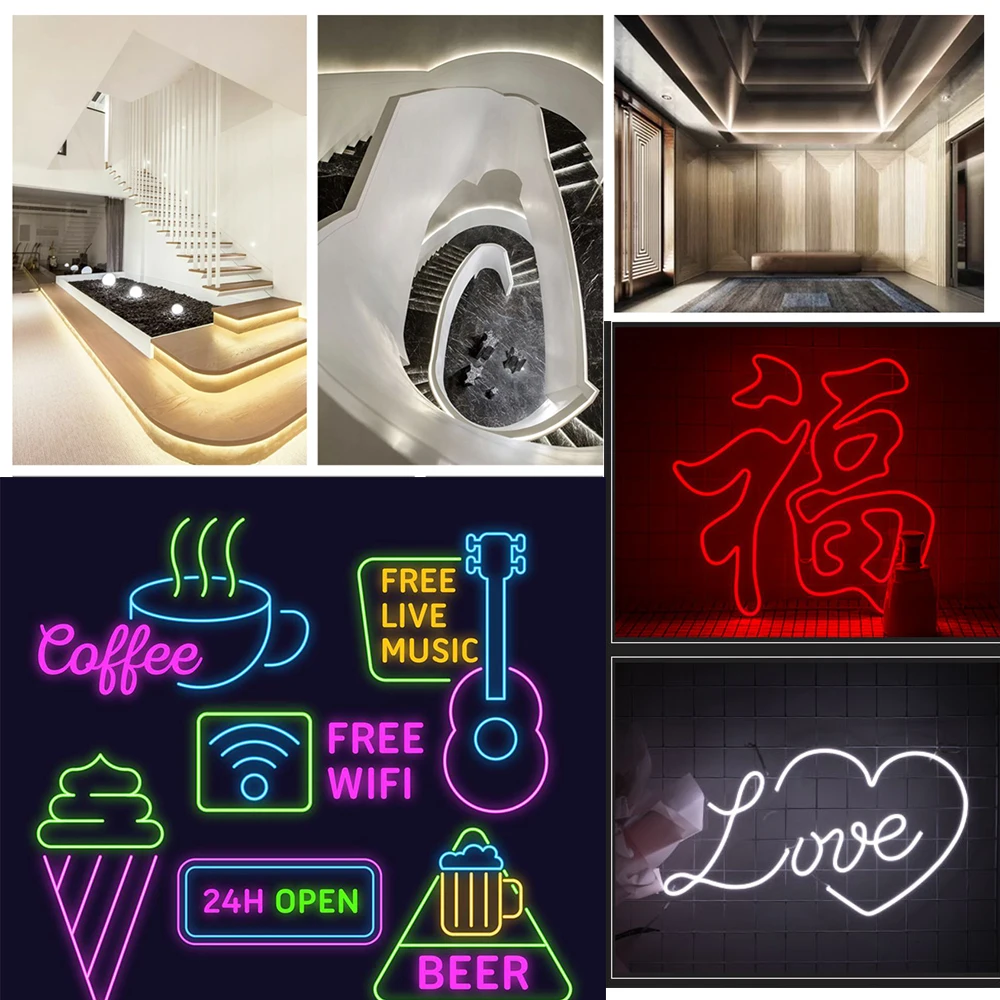 

12V LED Strip Light SMD 2835 Waterproof Flexible Neon Light For Garden Home Decoration Holiday Lighting 1m-5m