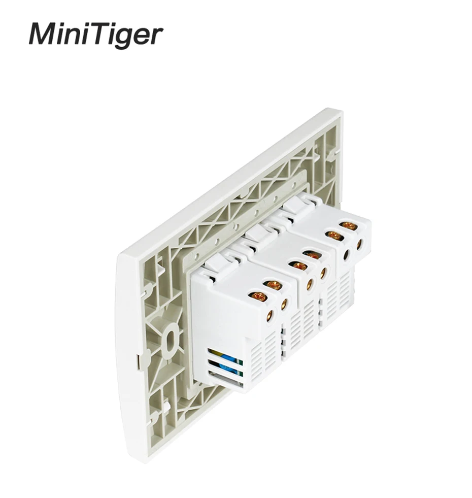 Minitiger США/AU стандартная настенная розетка USB 6 USB зарядное устройство порт для мобильного телефона с индикатором 118 мм* 80 мм белая пластиковая панель