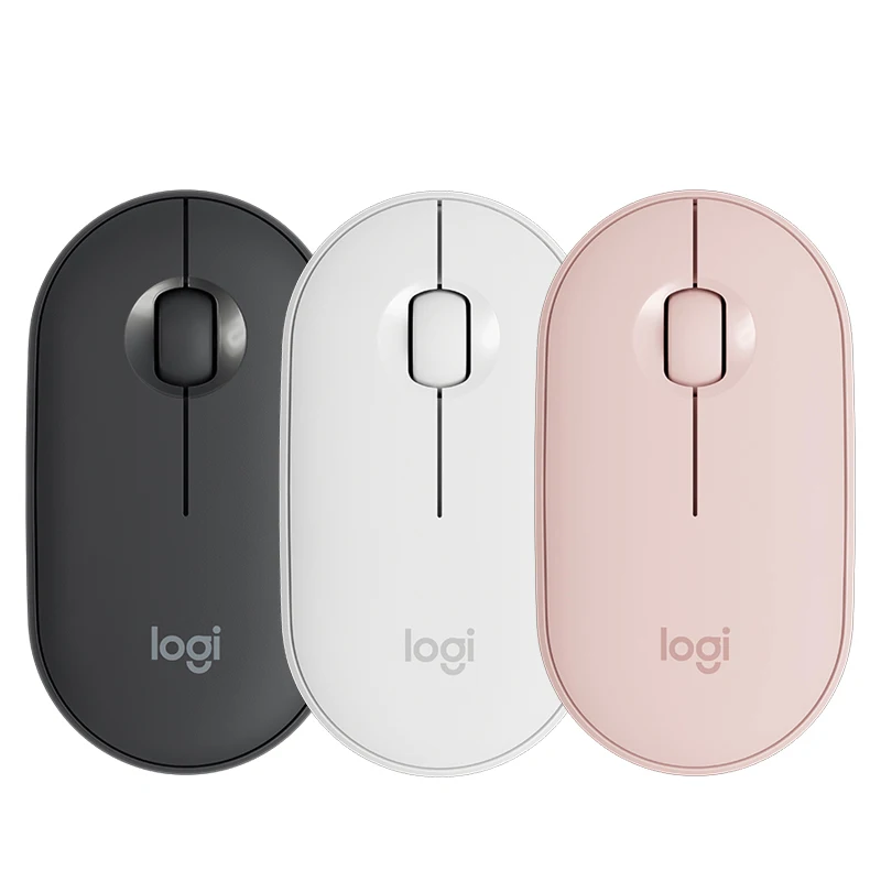 Новинка 2018 года мышь Logitech PEBBLE Bluetooth тонкие светильник мыши 1000DPI высокая точность