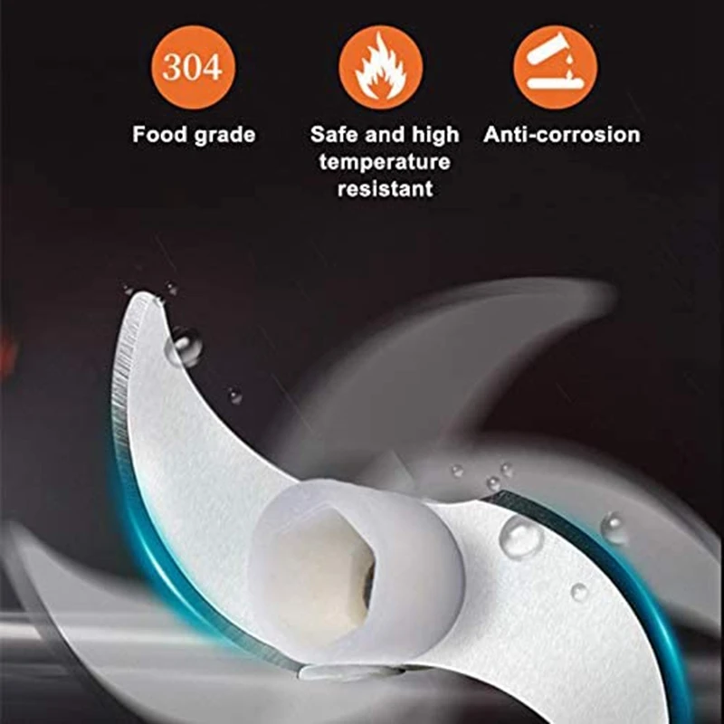 

Mini Electric Garlic Food Meat Chopper,Fruit Ginger Vegetable Cutter Mashing Baby Food Supplement Machine Blender 250ML