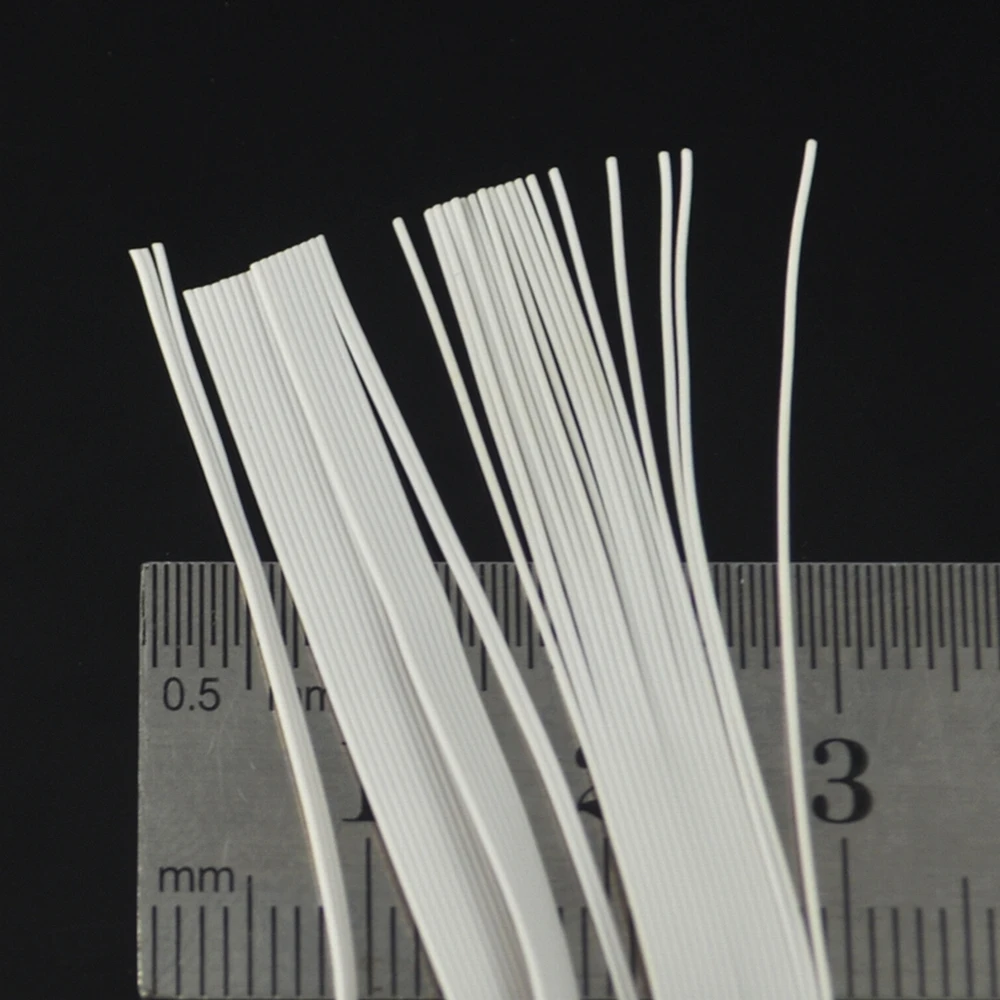 MNFT 2 мешок муха завязывание приманки борода проволока серовато белый латекс для