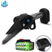 1200w 6 inch power electric saw mini portable electric chainsaw for makita 18v battery for woodworking garden power tool