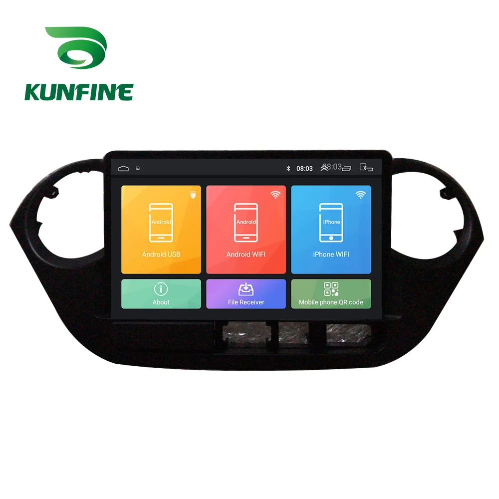 Восьмиядерный Android 8 1 автомобильный DVD GPS навигационный плеер Deckless стерео для HYUNDAI