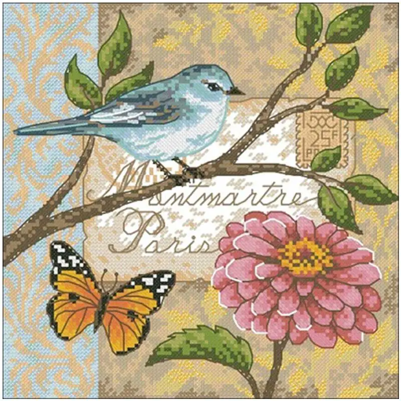 

Bird and flower patterns Counted Cross Stitch 11CT 14CT 18CT DIY Chinese Cross Stitch Kits Embroidery Needlework Sets home decor