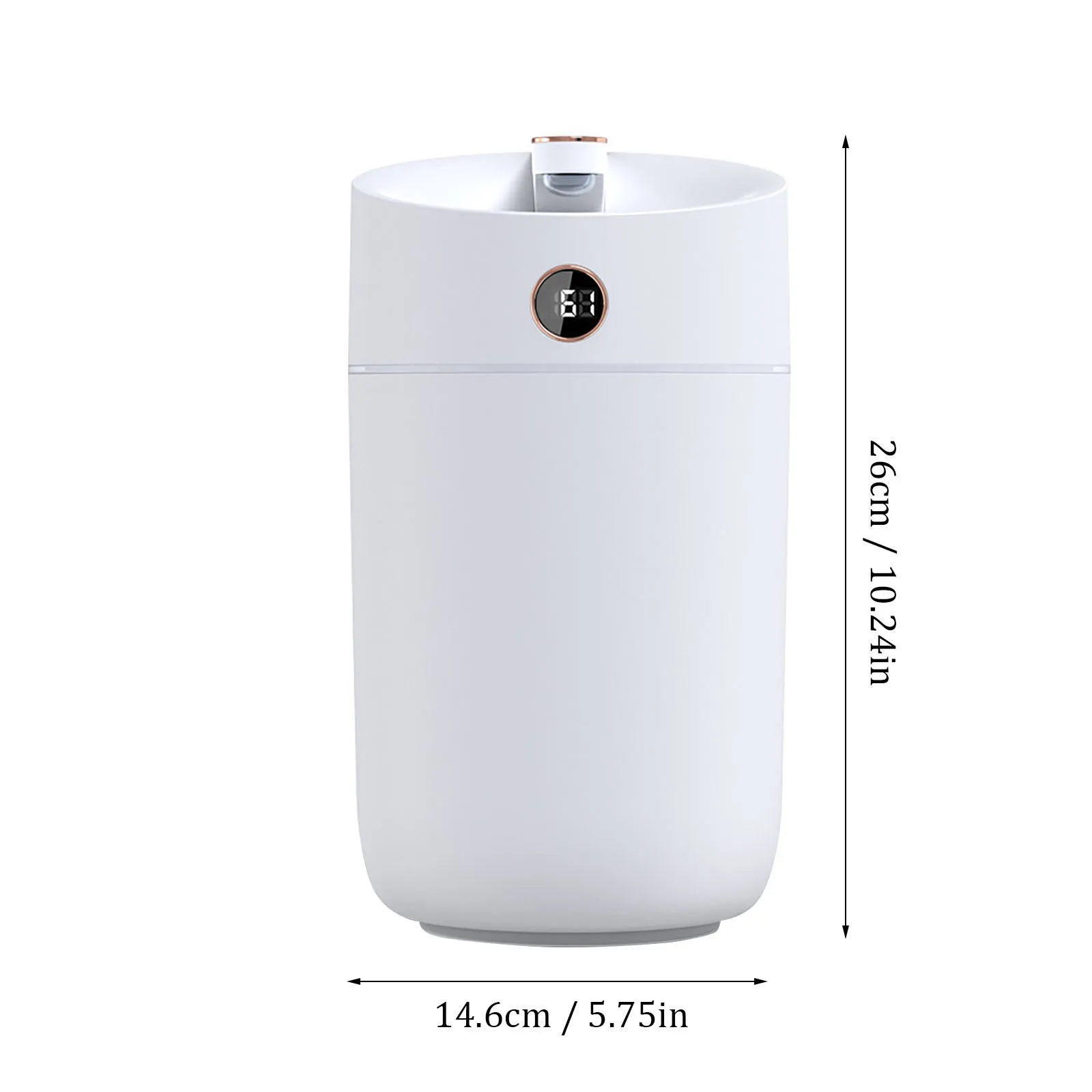 

Double Spray Large Capacity 3L Humidifier USB Office Bedroom Household Mute Moisturizing Humidification Sprayer Gadgets Gifts