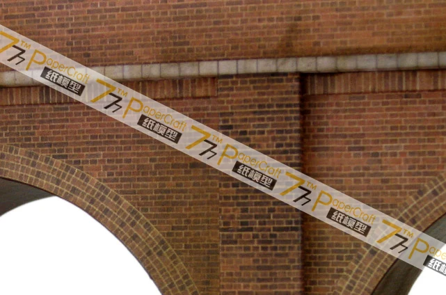 17 Viaduct Arch 3D бумажная модель OO HO N масштаб 1:56 1:64 1:76 1:87 1:150 поезд строительство сцены