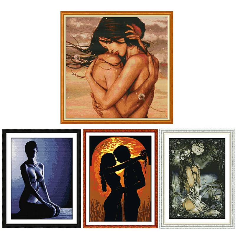 Набор для вышивки крестом 11CT14CT набор боди арта ручной работы с напечатанными