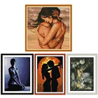 Набор для вышивки крестиком 11CT14CT, боди-арт, Набор для вышивки крестиком, печатные узоры, ремесла, DMC на ткани, набор для шитья, вышивки, Декор