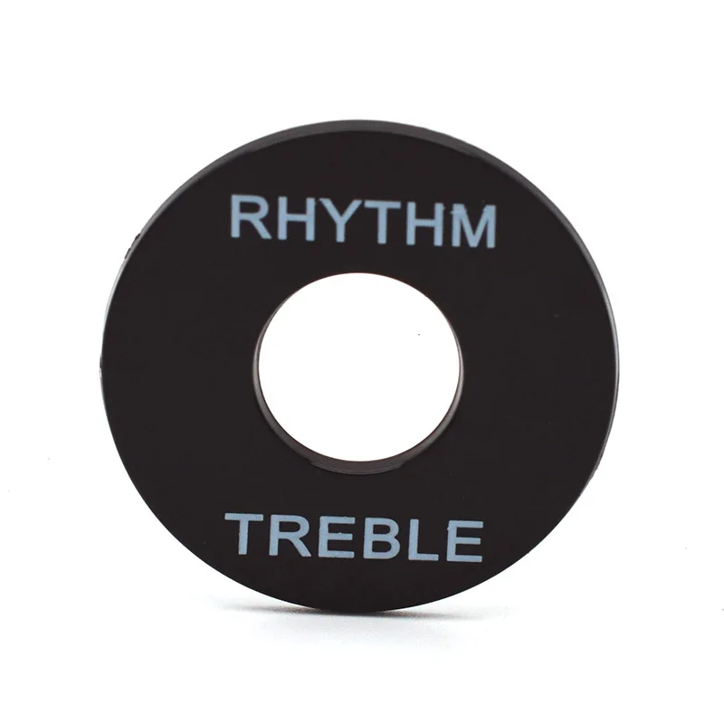 2 stücke kunststoff gitarre kippschalter platte rhythmus höhen waschmaschine ring diy für lp elektrische gitarre ersatz teile free glob