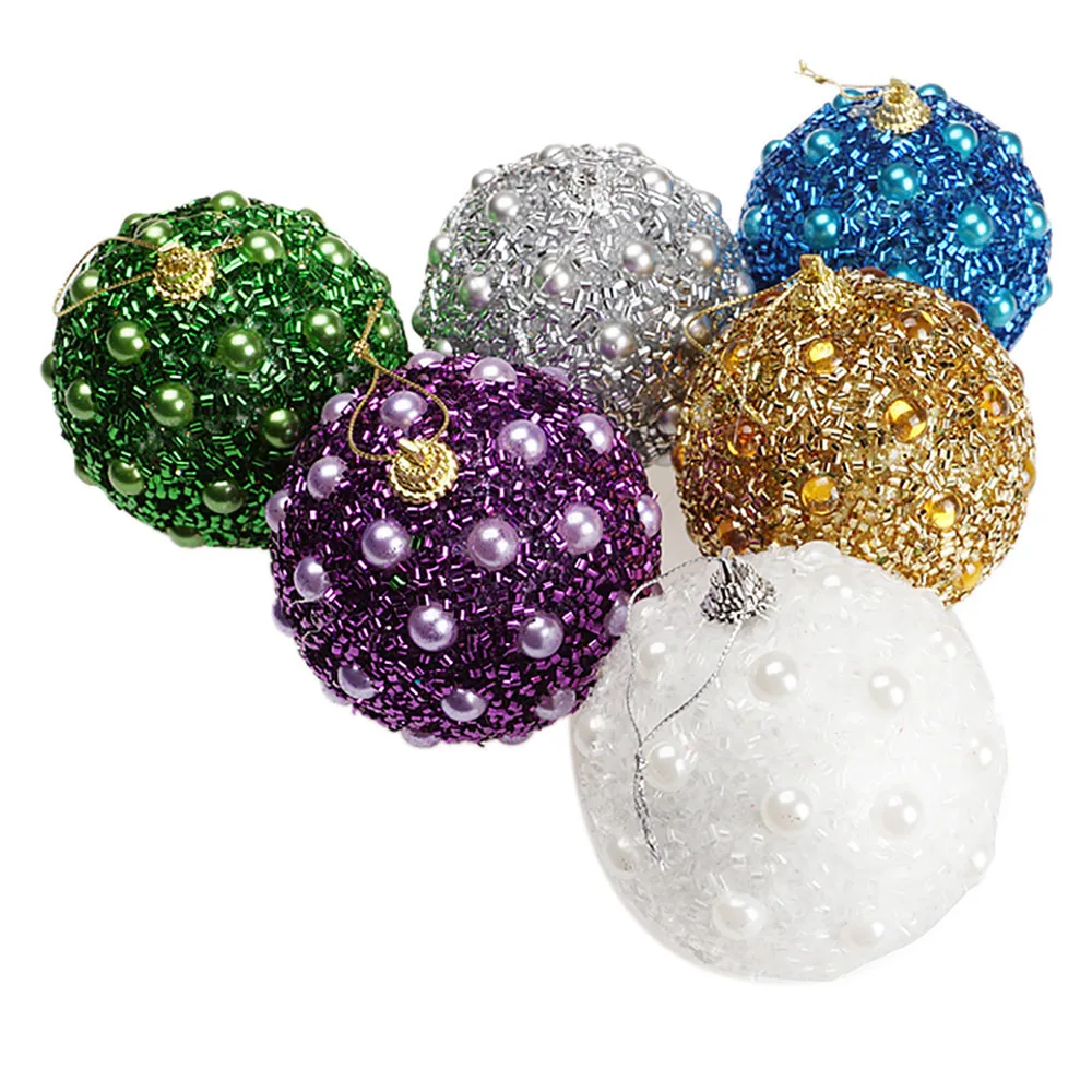 Рождественский шар 8 см висячие украшения на елку из пенопласта рождественские