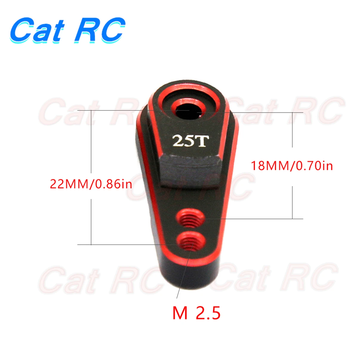 Металлический сервопривод 25T M2.5 для рулевого механизма 1/10 RC Crawler TRAXXAS TRX4 - купить