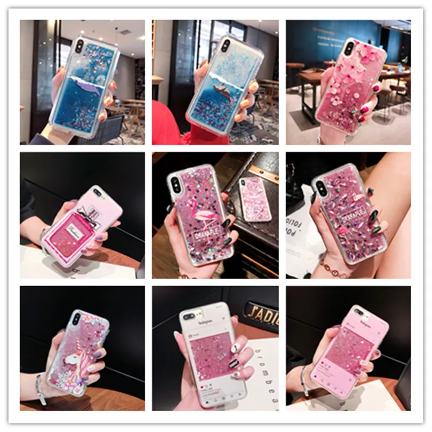 Чехол с сыпучим песком для Huawei P Smart Z Plus 2019 Nova 6 5I 5 Pro 4 lite 3I 3 2S 2i 2 Mate 9 Lite 8 чехол