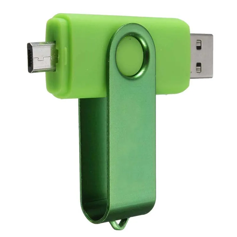 Micro USB флэш-накопитель карта памяти OTG для телефона зеленого цвета | Хранение