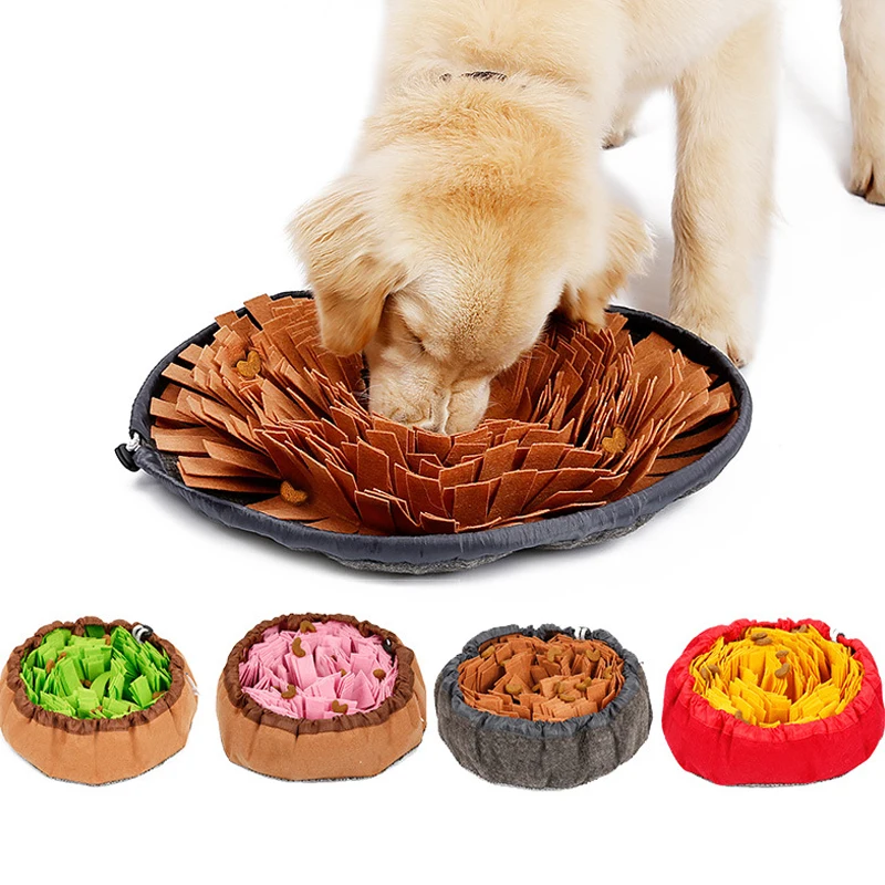 

Pet Snuffle Feeding Mat Dog Sniffing Mat Dog Puzzle Toy Slow Food Smell Training Blanket Dog Anti-Choke Food Bowl Dog Supplies