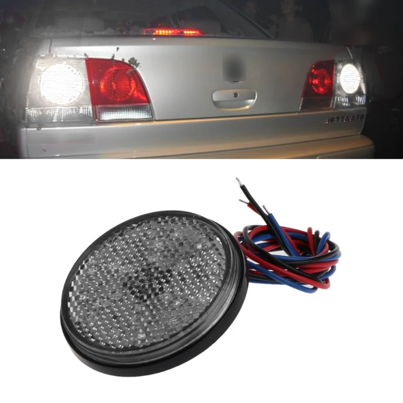 Универсальный автомобильный мотоциклетный круглый 24 светодиодный фонарь