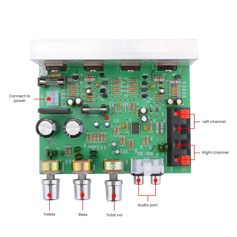 AIYIMA Power Amplifier Audio Board 80Wx2 Mini Amp Hifi Amplificador Stereo Sound DIY Home Theater | Электроника