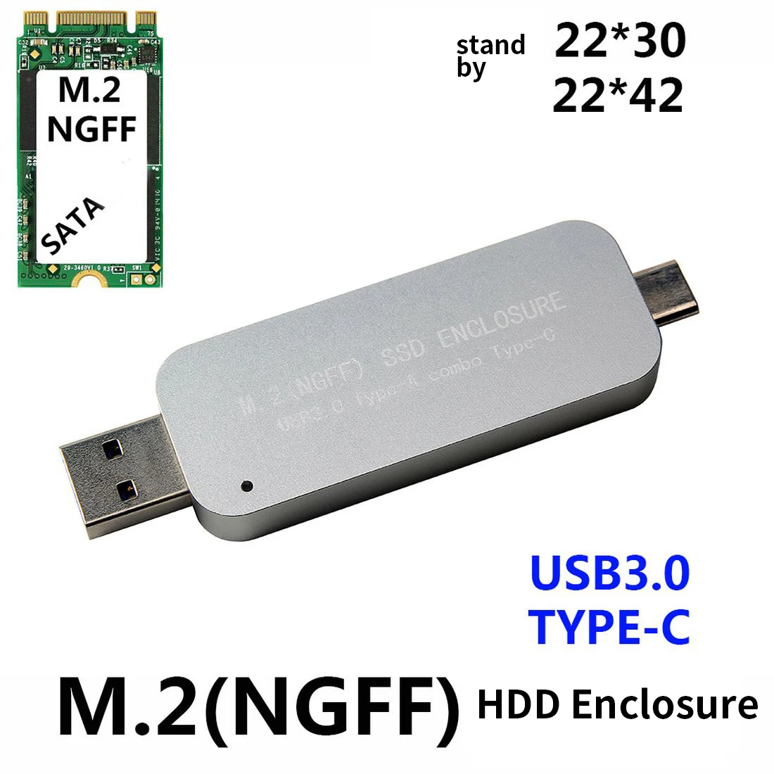 USB3.0  M.2 SSD  USB Type-A Combo Type-C  NGFF OTG     2230 2242 HDD