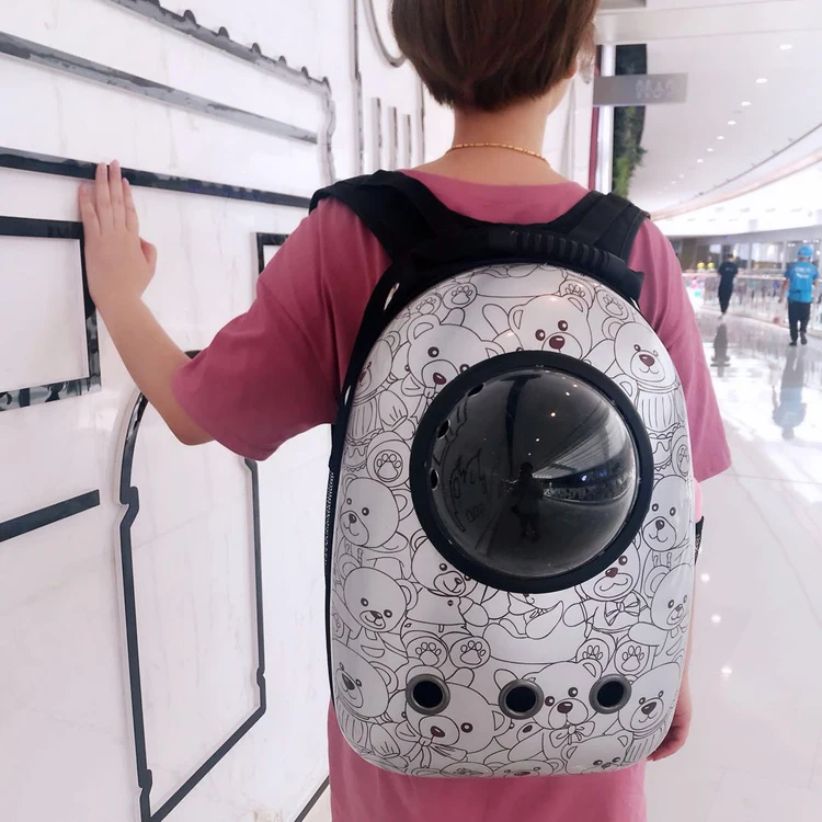 Рюкзак переноска для кошек компактный рюкзак в виде космической капсулы щенков