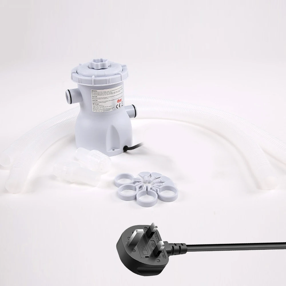 Электрический насос с фильтром для бассейна насосы очистки воды и грязного