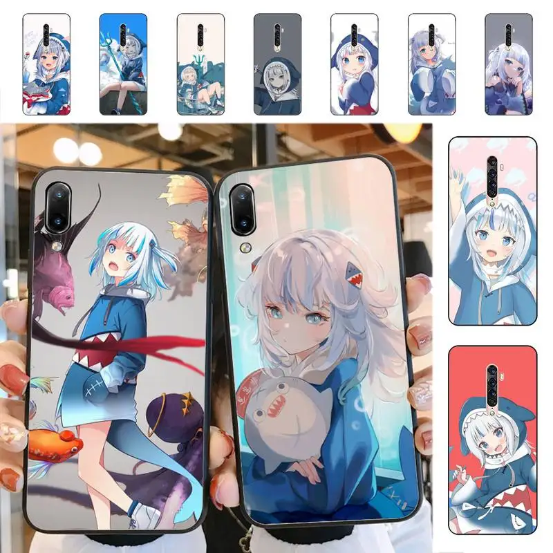 

YNDFCNB anime Hololive Usada Pekora gawr gura Phone Case for Vivo Y91C Y11 17 19 17 67 81 Oppo A9 2020 Realme c3