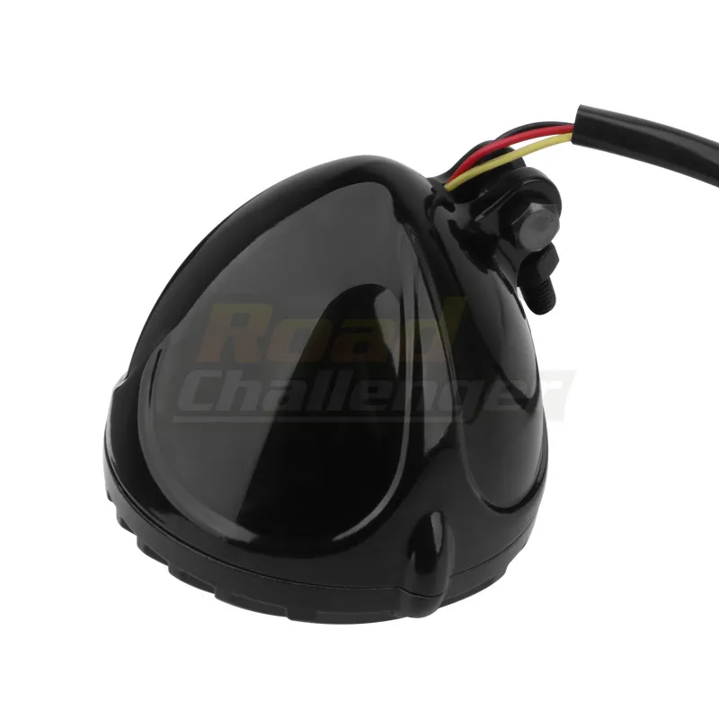 Мотоцикл светодиодный ребристый гриль фара для Harley Cafe Racer Chopper Bobber Touring Custom XS650 CB750|