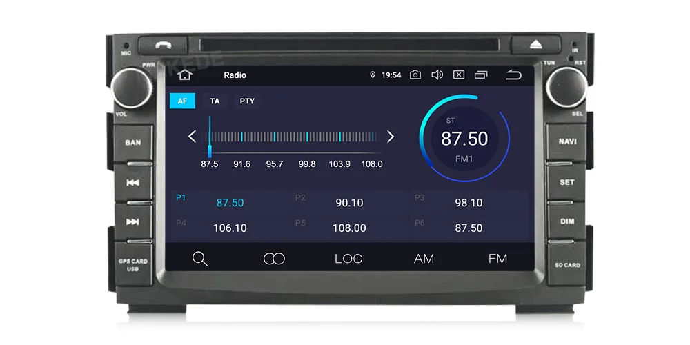 4G+ 64G 8 CORE Android 9,0 2 Din Автомобильный мультимедийный dvd-плеер gps Авторадио для Kia Ceed 2009-2012 автомобильный Радио ПК wifi