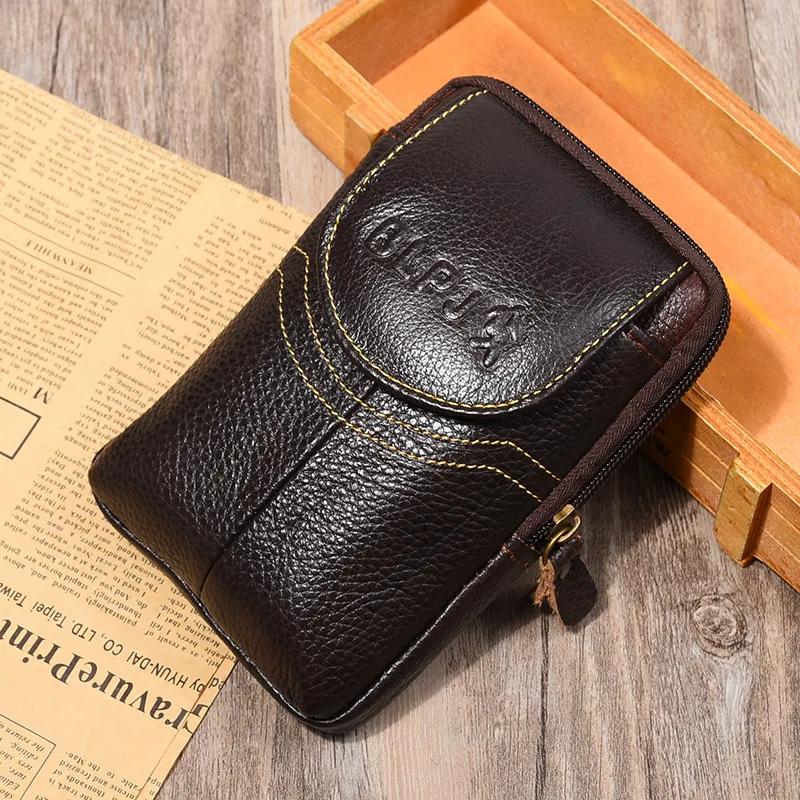 Прямые продажи от производителя мужской кожаный ремень мобильный телефон года