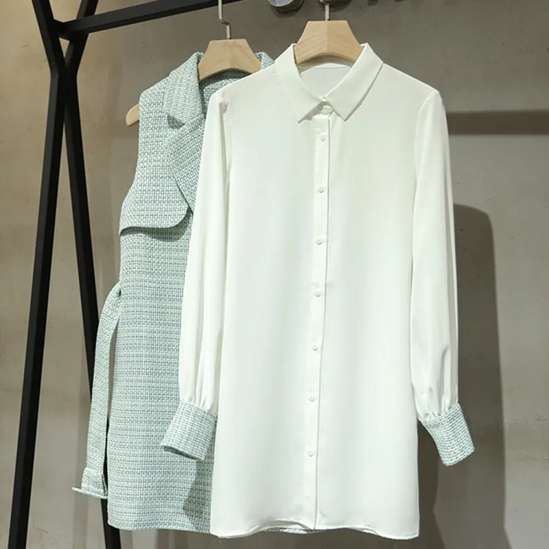 Лоскутные рубашки с длинным рукавом платья двубортные пояса безрукавки женские