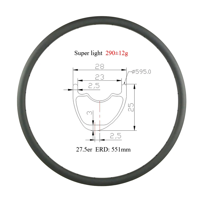 1 piece rim LIENGU 1270g 650b MTB XC 28 мм Асимметричные бескамерные карбоновые колеса 27,5 er hookless wheelset 10s 11s XD 12s - Цвет: 1 piece rim