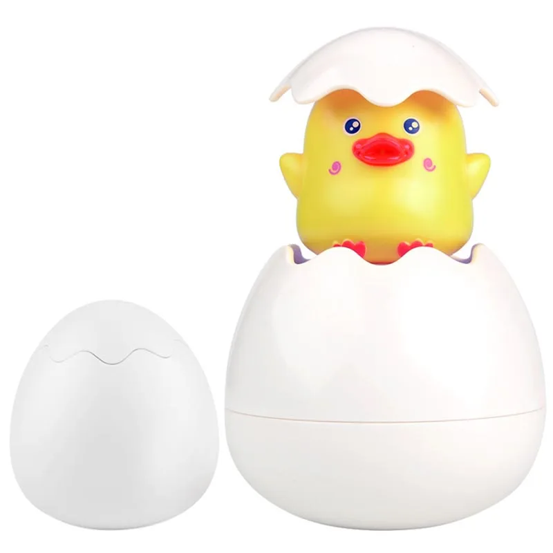 opp bag Детская душевая Ванна игрушки для детей раннего образования Ванна Ванная комната разбрызгивание яйцо резиновая уточка Пингвин Распыление воды игрушки - Цвет: opp bag