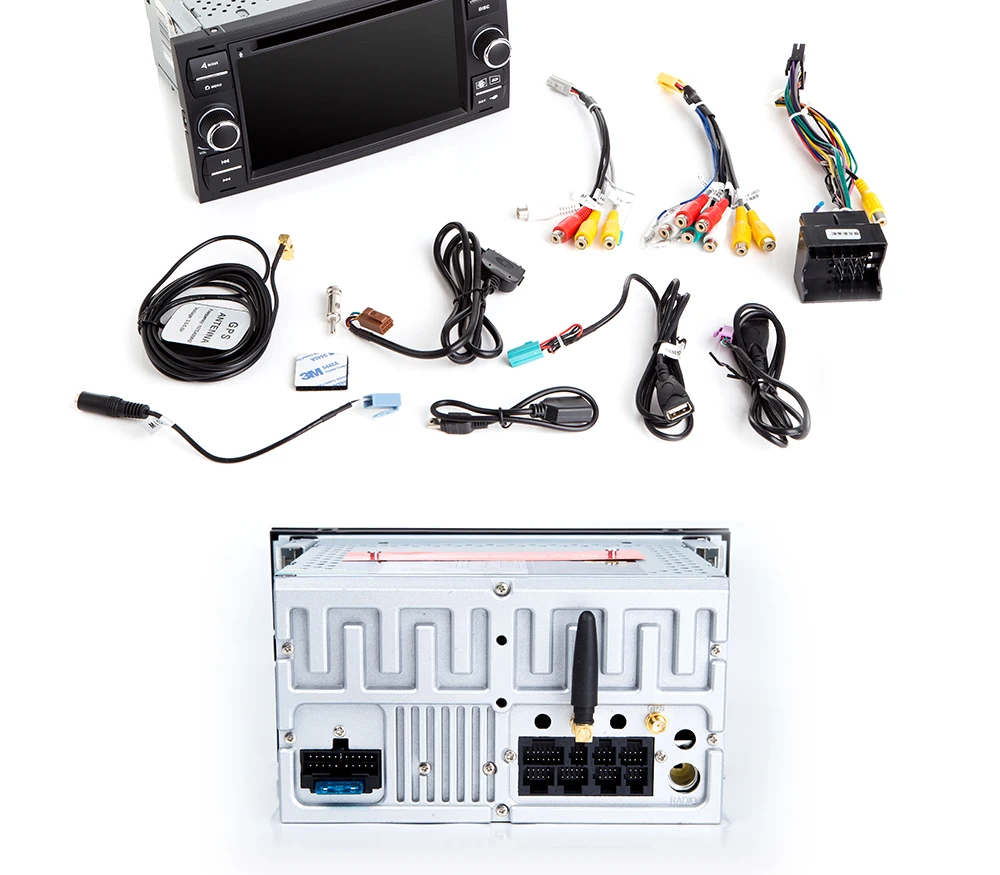 Android 9,0 2 din автомагнитола gps DVD для Ford Focus 2 Ford Fiesta Mondeo 4 C-Max S-Max Fusion Transit Kuga мультимедийная навигация